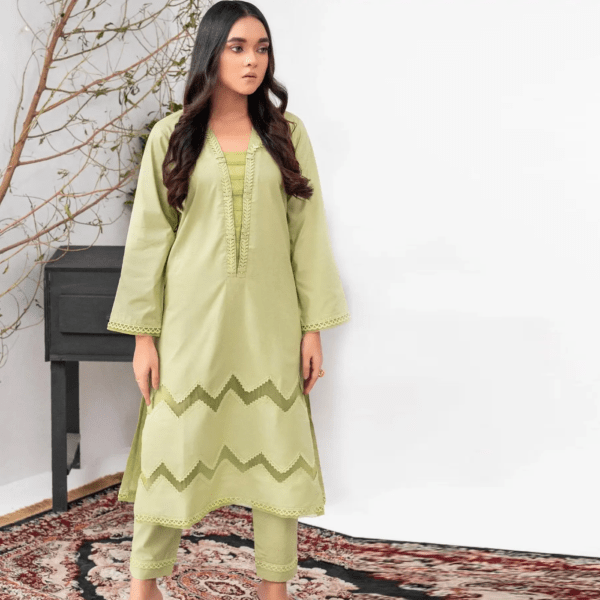 Cozy Apparels Casual Pret Cotton 2-Piece Suit (CA22SV-3 ARWA)