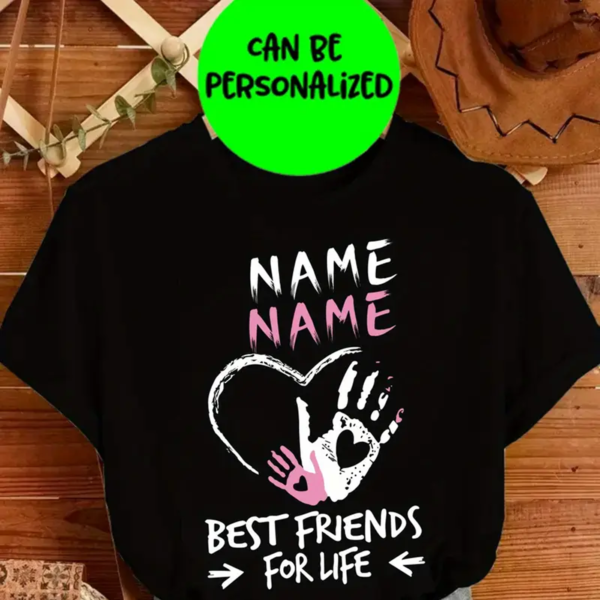 Customizable Women's Black T-Shirt